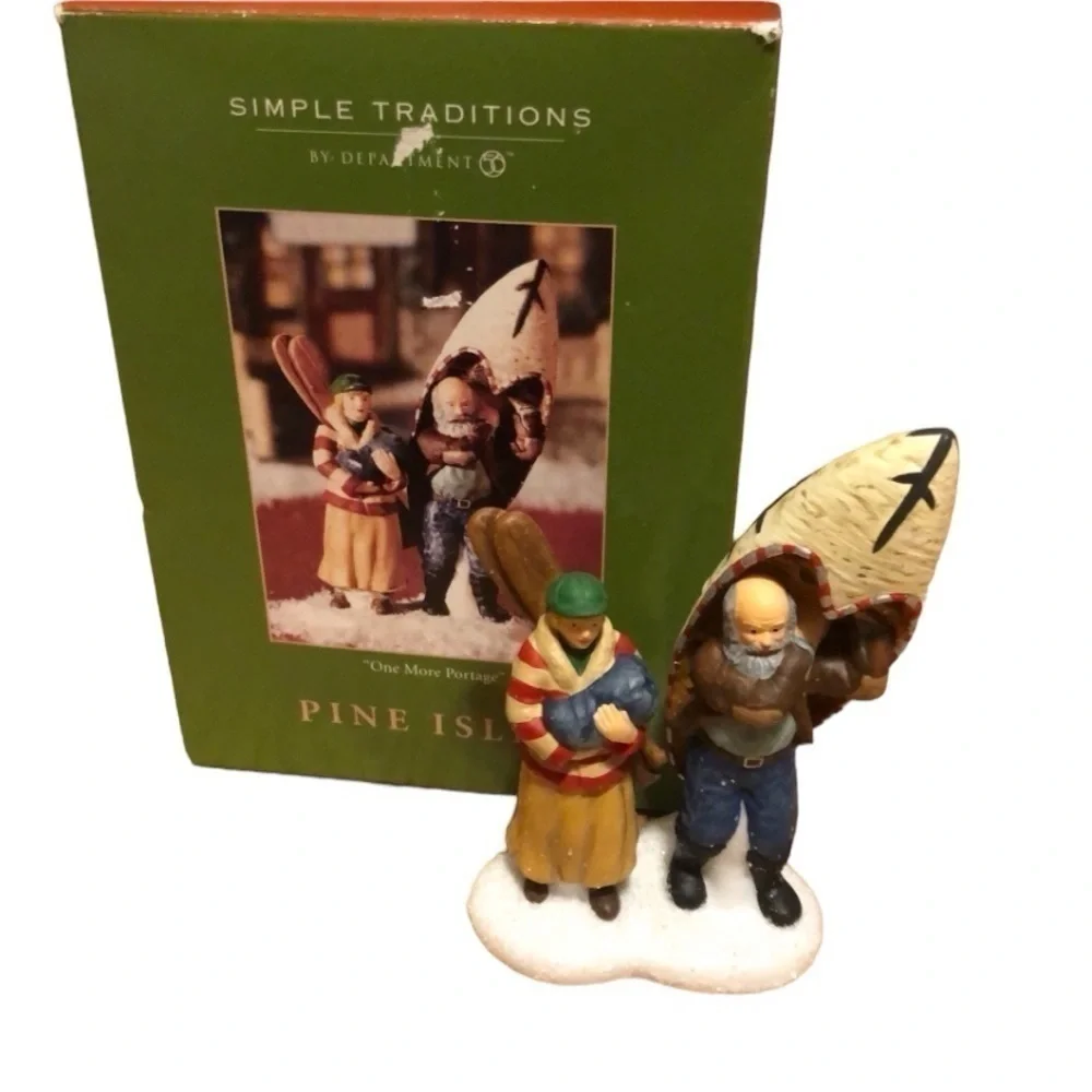 Department 56 Pine Isle Christmas Village Couple Simple Traditions One More